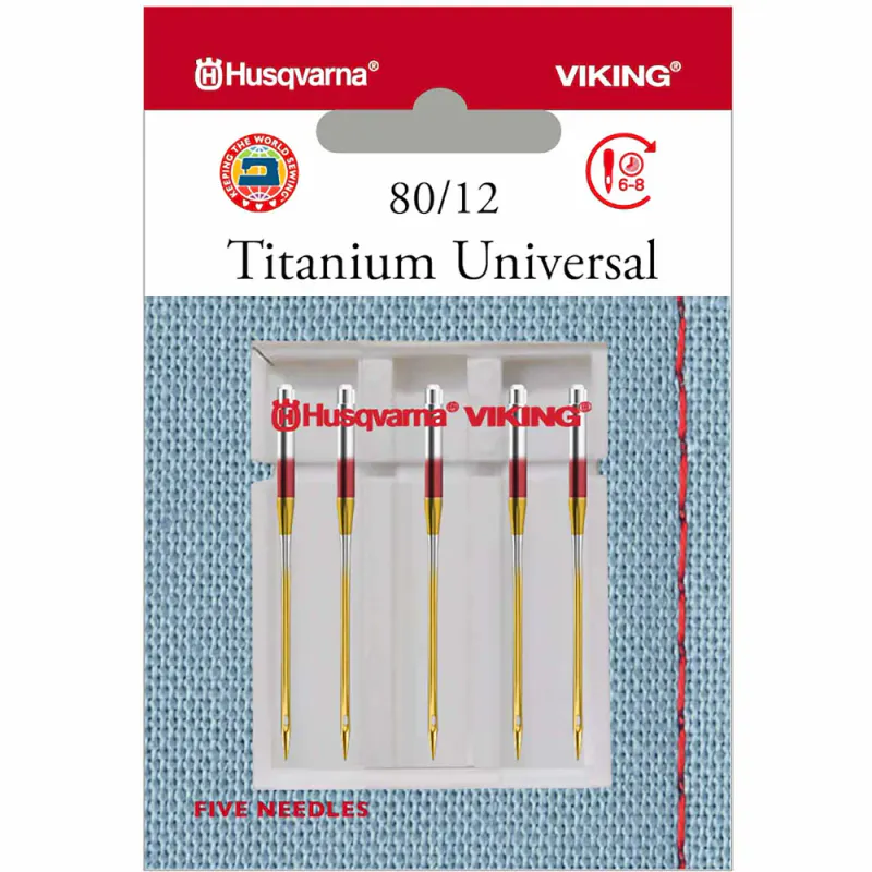 Symaskinnåler Titanium universal 80