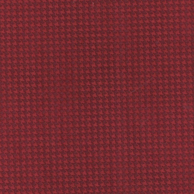 Houndstooth, rød