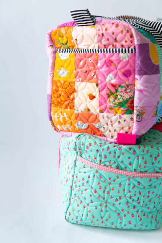 Patchwork duffle mini