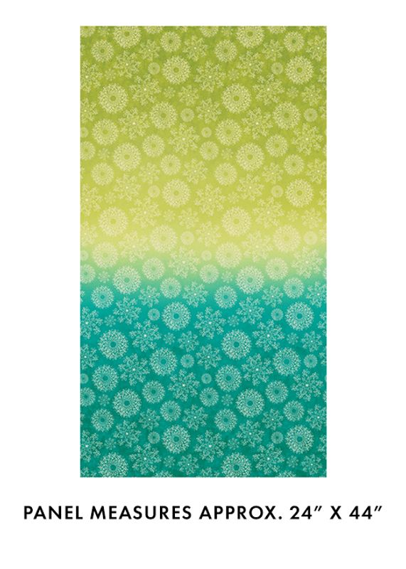 Wishflower ombre grønn/turkis