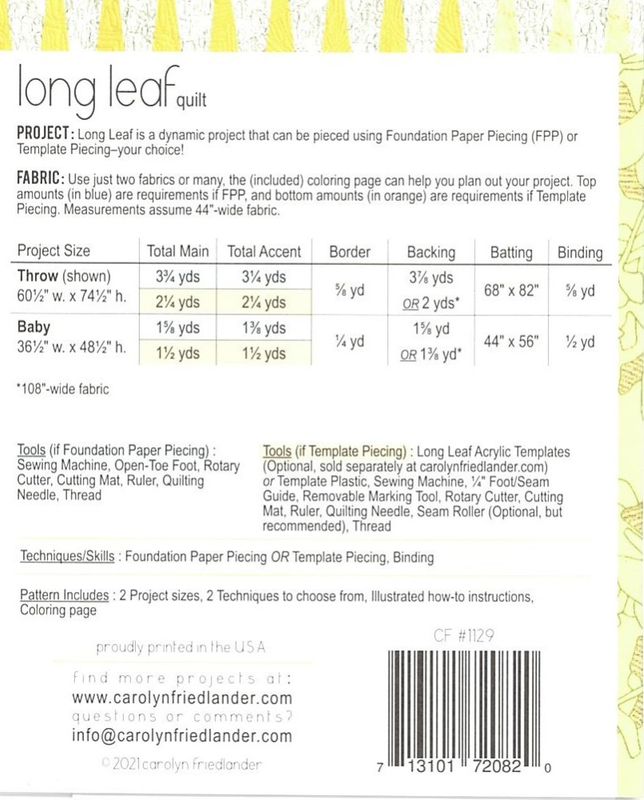 Long Leaf quilt