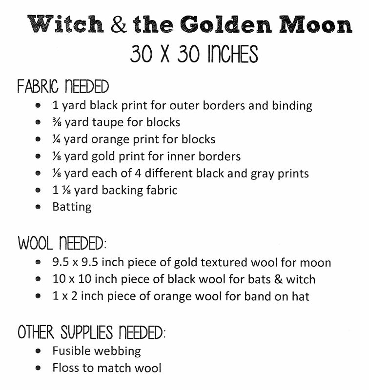 Witch and the golden moon