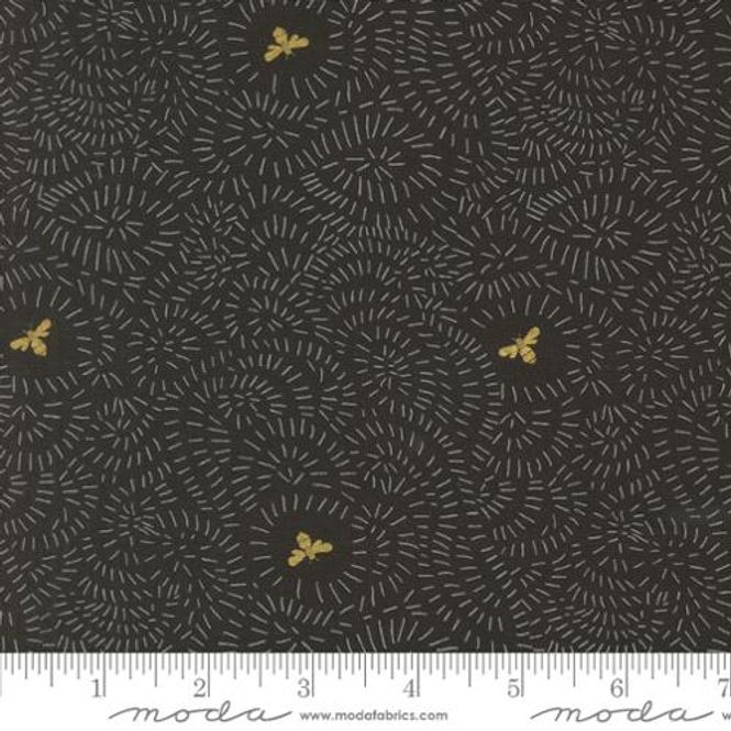 Hovedbilde Bee garden, sort med gullbier