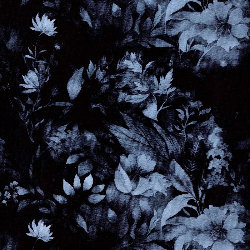 Avalana jersey, blå med blomster