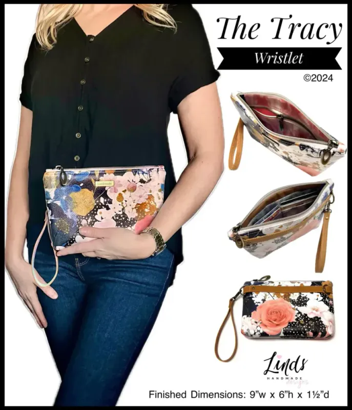 The Tracy wristlet